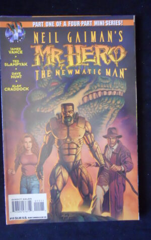 MR HERO Neil Gaiman's #15 1996 TEKNO COMIX  [SA54]