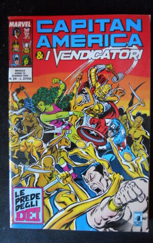 CAPITAN AMERICA & I VENDICATORI n°65 Marvel Italia [H062]