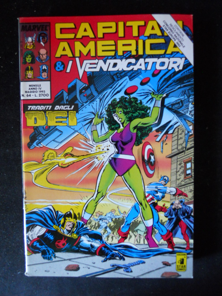 CAPITAN AMERICA & I VENDICATORI n°64 Marvel Italia [H062]