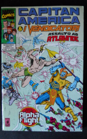 CAPITAN AMERICA & I VENDICATORI n°60 Marvel Italia [H062]