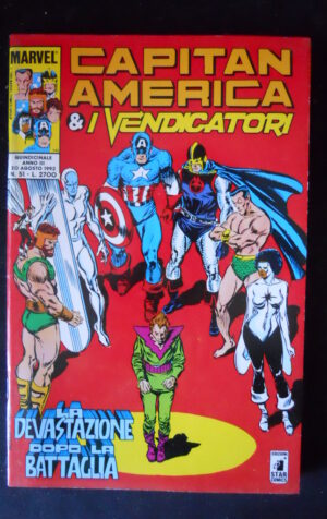 CAPITAN AMERICA & I VENDICATORI n°51 Marvel Italia [H062]