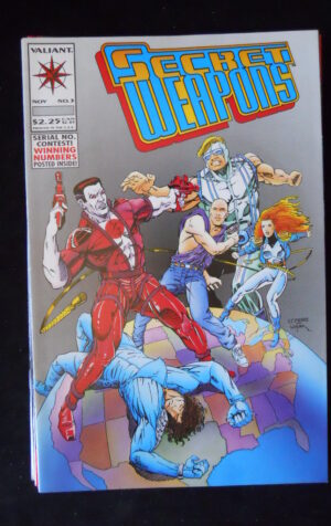 SECRET WEAPONS #3 1993 Valiant Comics  [SA54]