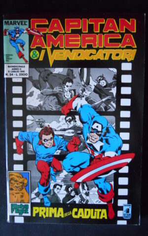CAPITAN AMERICA & I VENDICATORI n°24 Marvel Italia [H062]