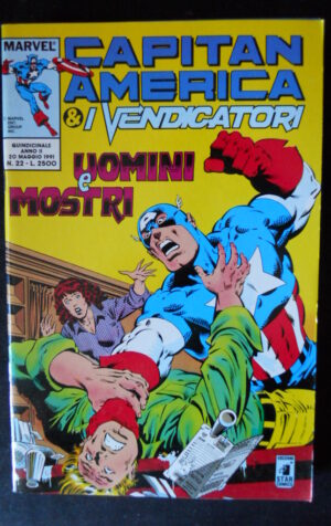 CAPITAN AMERICA & I VENDICATORI n°22 Marvel Italia [H062]