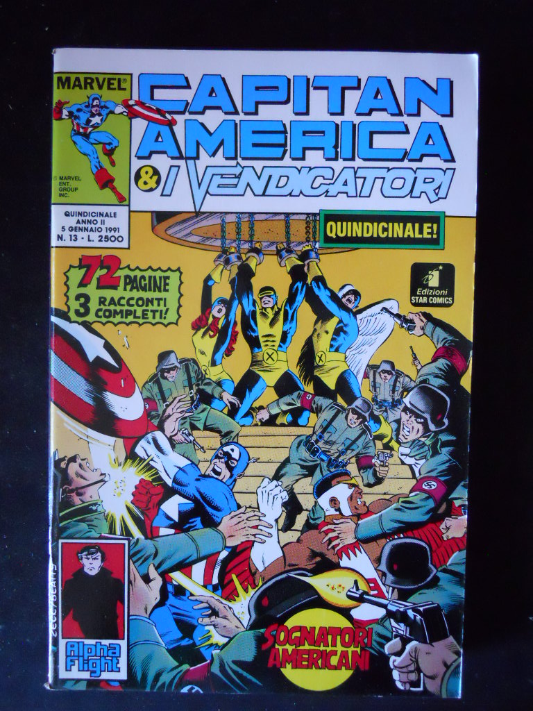 CAPITAN AMERICA & I VENDICATORI n°13 Marvel Italia [H062]