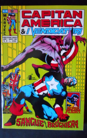 CAPITAN AMERICA & I VENDICATORI n°8 Marvel Italia [H062]