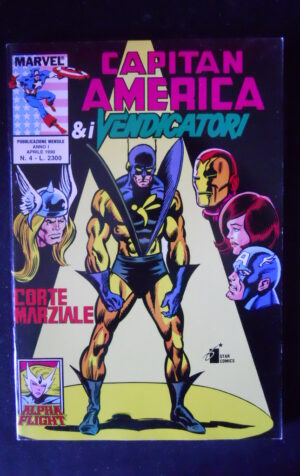 CAPITAN AMERICA & I VENDICATORI n°4 Marvel Italia [H062]