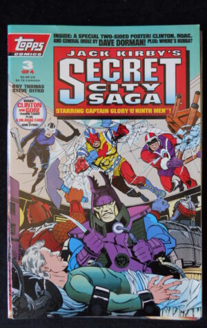 JACK KIRBY'S SECRET CITY SAGA #3 1993 TOPPS COMICS [SA55]