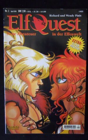 ELFQUEST #1 1998 Carlsen Comics in lingua Tedesca DEU con Poster [SA55]