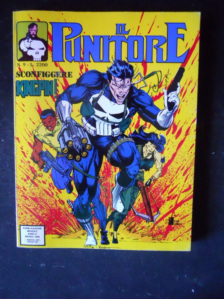 IL PUNITORE n°9 1990 Marvel Star Comics [H064]