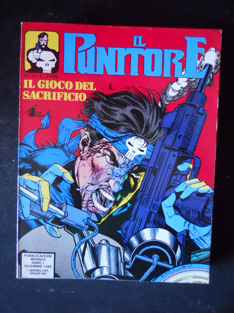 IL PUNITORE n°6 1989 Marvel Star Comics [H064]