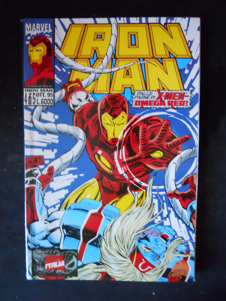 IRON MAN Serie 4 di 5 1995 con War Machine Marvel Italia [H042]