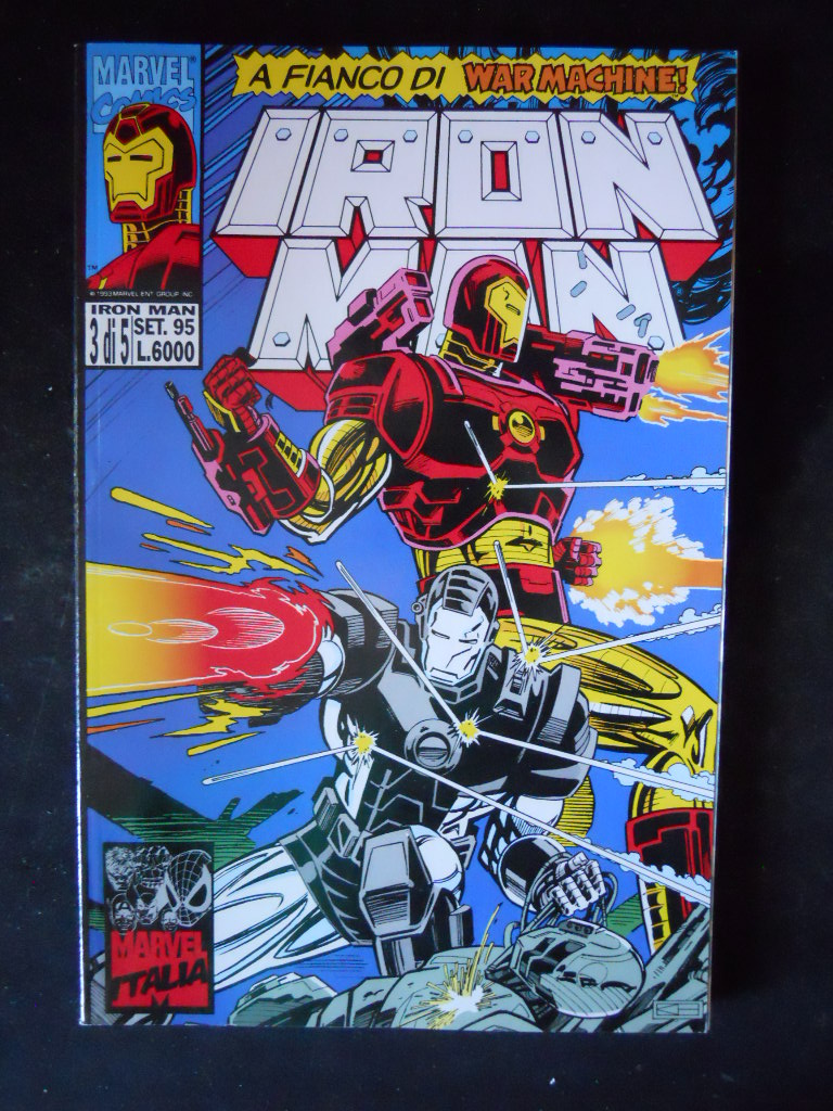 IRON MAN Serie 3 di 5 1995 con War Machine Marvel Italia [H042]