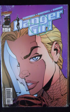 DANGER GIRL #4 1998 Cliffhanger Image Comics  [SA55]