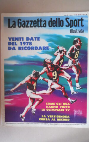 GAZZETTA SPORT Illustrata 51-52 1978 Un anno di sport Argentina Simeoni [M10A]