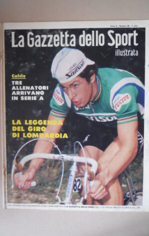 GAZZETTA SPORT Illustrata 40 1978 Francesco Moser Giro di Lombardia [M10A]