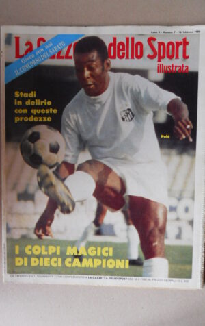 GAZZETTA SPORT Illustrata 7 1980 I Colpi magici  Pelè Elio De Angelis  [M10A]