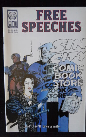 FREE SPEECHES August 1998 Comics Oni Press  [SA55]