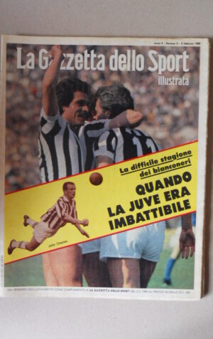 GAZZETTA SPORT Illustrata 5 1980 Bettega Speciale Juventus  [M10A]
