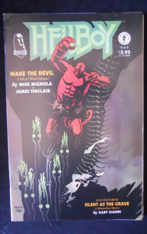 HELLBOY #4 of 5 1996 Wake The Devil Mike Mignola Dark Horse Comics  [SA56]