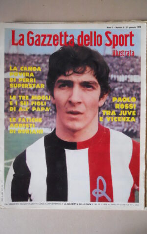 GAZZETTA SPORT Illustrata 3 1978 Paolo Rossi Buriani Cassius Clay [M10A]