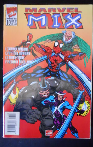 MARVEL MIX #10 1997 Uomo Ragno Clandestine Marvel Italia [H059]
