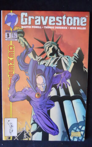 GRAVESTONE #3 1993 Malibu Comics  [SA56]