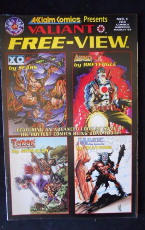 FREE VIEW #1 1995 Acclaim Comics presents Valiant Comics [SA56]