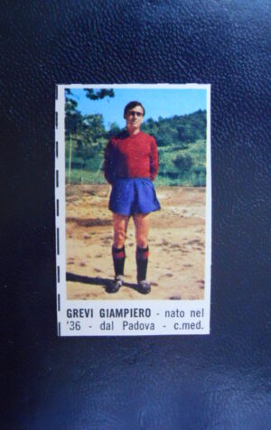 Figurina Calciatori Album CORRIERE PICCOLI 1966-67 REGGIANA GREVI GIAMPIERO