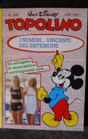 TOPOLINO n°1645      [C45]