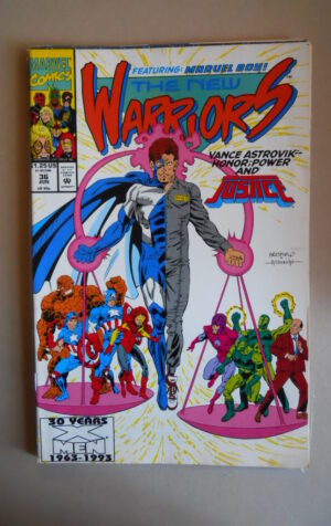 THE NEW WARRIORS #36 1993 Marvel Comics [SA48]