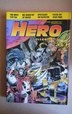 HERO ILLUSTRATED #3 1993 Focus on Star Trek A Warrior Publication [SA48]