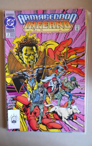 ARMAGEDDON : INFERNO Miniserier #2 1992 Dc Comics [SA48]