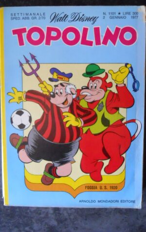 TOPOLINO n°1011      copertina Foggia US 1920 [G506]