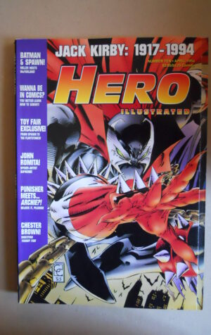 HERO ILLUSTRATED #10 1994 Focus on John Romita A Warrior Publication [SA48]