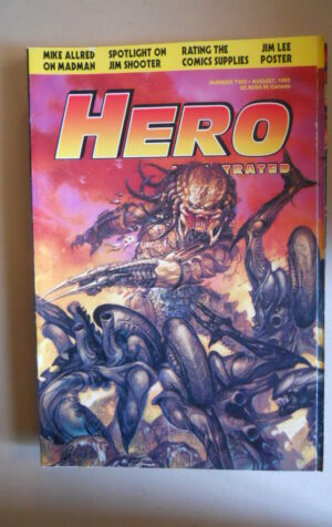 HERO ILLUSTRATED #2 1993 Focus on Jim Shooter A Warrior Publication [SA48]
