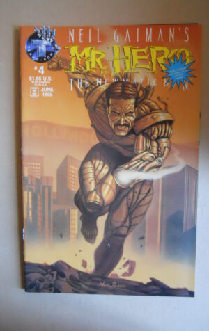 MR HERO #4 1995 Tekno Comix Neil Gaiman's [SA48]