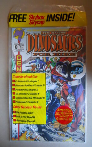 DINOSAURS For Hire #8 1994 with Gadget Malibu Comics [SA48]