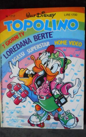 TOPOLINO n°1717      con Loredana Bertè [C46]