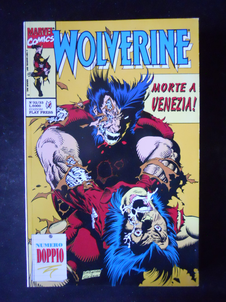 WOLVERINE n°32-33 1992  Marvel Italia MORTE A VENEZIA [H074]
