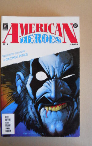 AMERICAN HEROES n°2 1991 George Perez Play Press [SA49]
