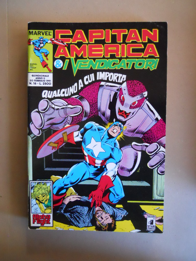CAPITAN AMERICA & I VENDICATORI n°16 1991 Marvel Star Comics [SA49]