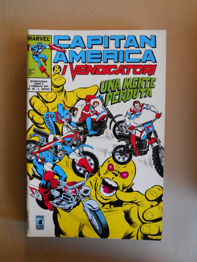 CAPITAN AMERICA & I VENDICATORI n°15 1991 Marvel Star Comics [SA49]