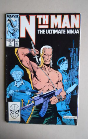 Nth MAN THE ULTIMATE NINJA #2 1989 Marvel Comics [SA50]