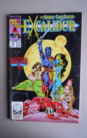 EXCALIBUR #16 1989 Marvel Comics [SA50]