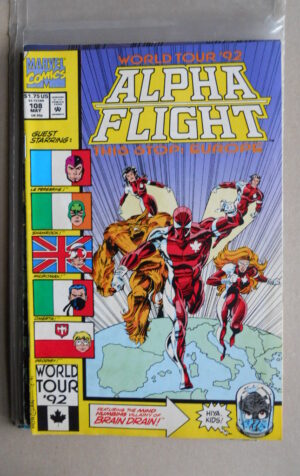ALPHA FLIGHT #108 1992 Marvel Comics [SA50]
