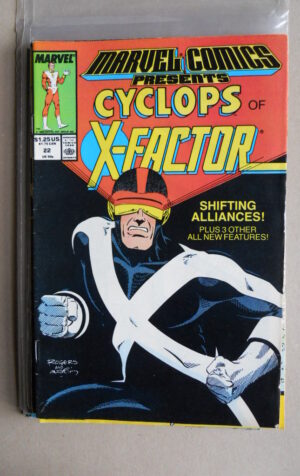 MARVEL COMICS PRESENTS #22 1989 CYCLOPS X-FACTOR  Marvel Comics [SA50]