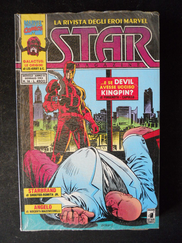 STAR MAGAZINE n°16 1992 Star Comics Marvel Italia  [H076] BLISTERATO