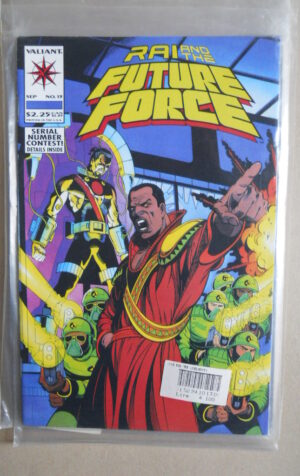 RAI and THE FUTURE FORCE #13 1993 Valiant Comics  [SA50]