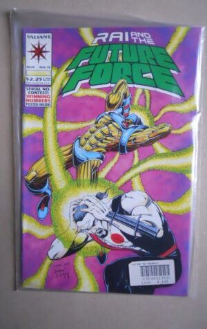 RAI and THE FUTURE FORCE #15 1993 Valiant Comics  [SA50]